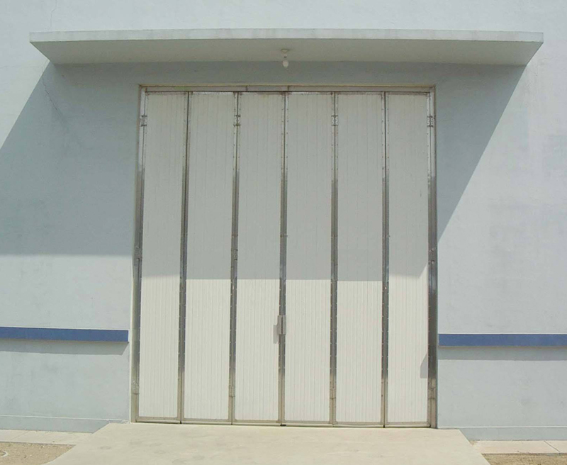 厂库彩钢板折叠式工业门